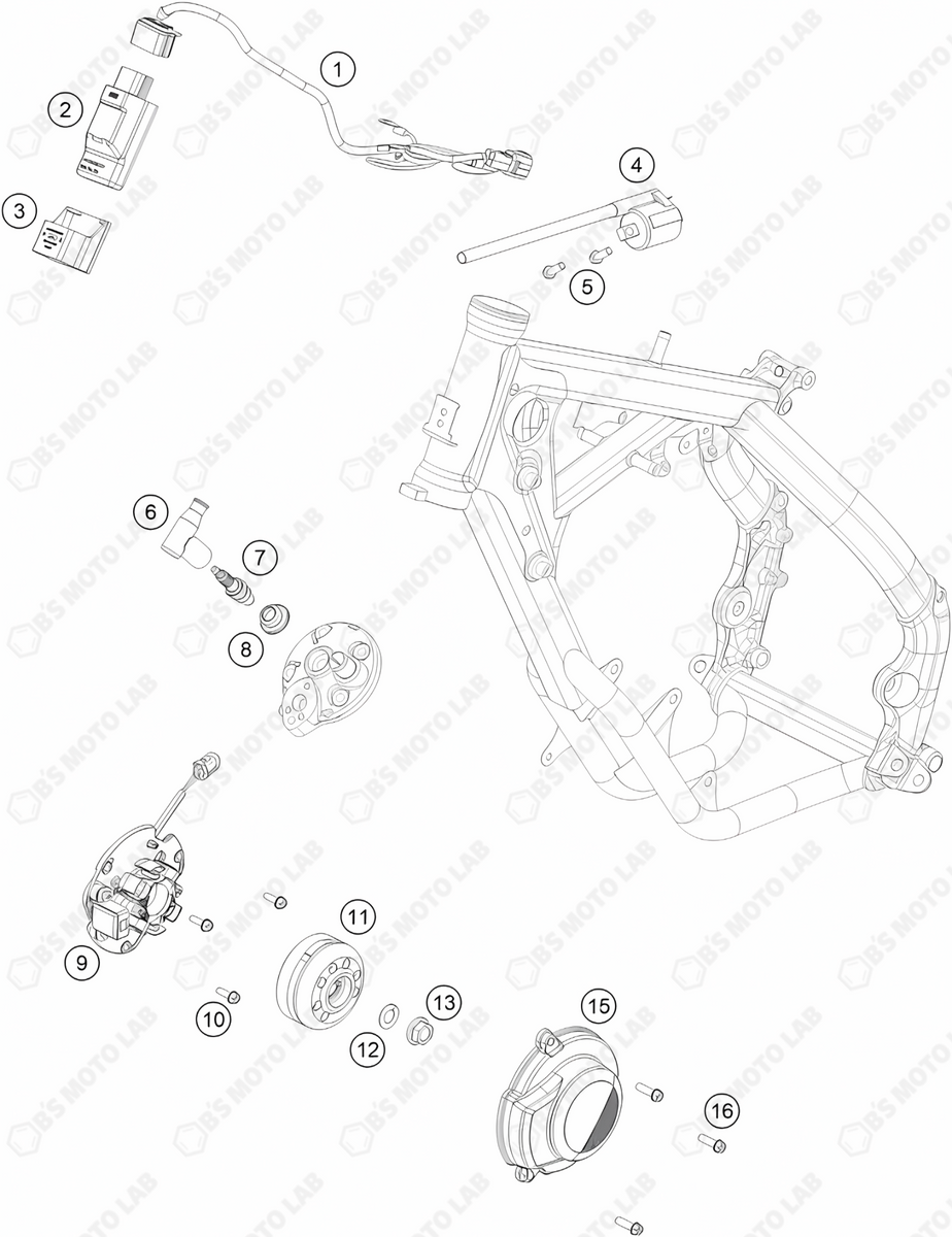 IGNITION SYSTEM, 2024 KTM 65SX B's Moto Lab