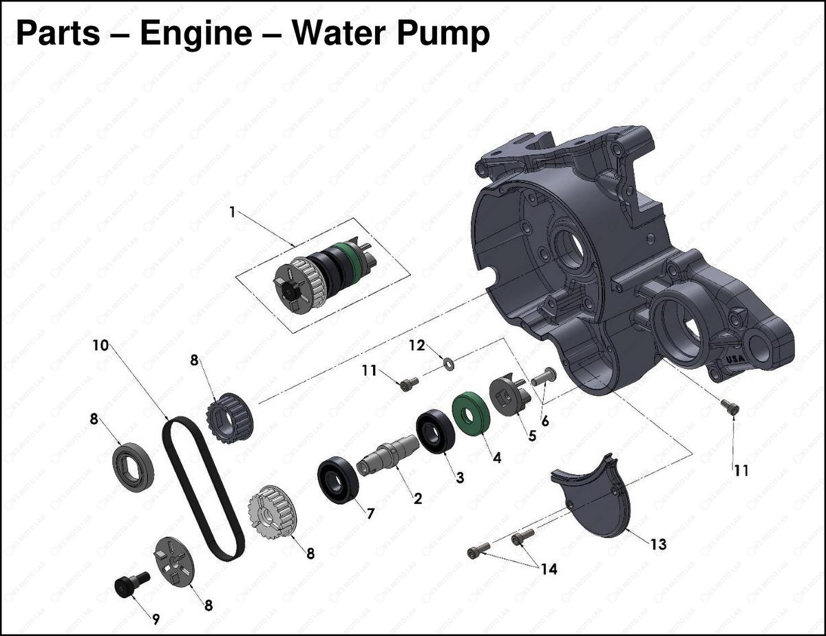 COVER - WATER PUMP - CX50 VENOM