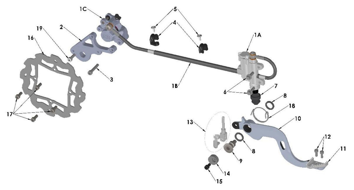 R/B BCC60199 ROTOR - REAR BRAKE - CX65 - 2018 main image 0