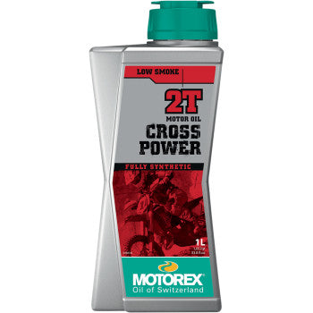 Motorex - Cross Power Synthetic 2T Oil - 1L - PN: 3602-0140