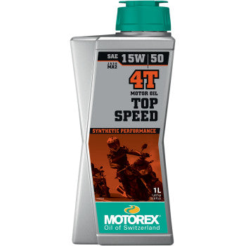 Motorex - Top Speed Synthetic 4T Engine Oil - 1L - PN: 3601-0766