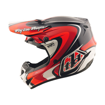Troy Lee Designs - YOUTH GP PRO HELMET W/MIPS - CROSSOVER BLACK / RED