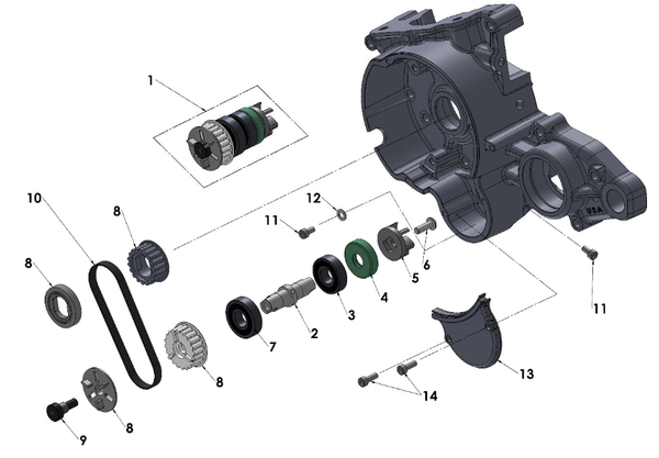 Engine - Water Pump, 2024 Cobra CX50FWE