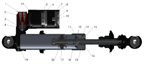 Shock - Internal, 2024 Cobra CX65