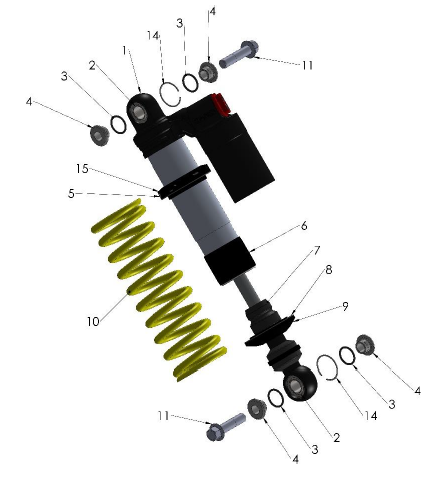 Shock - External, 2024 Cobra CX65