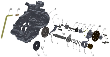 Kick Mechanism and Water Pump, 2024 Cobra CX65
