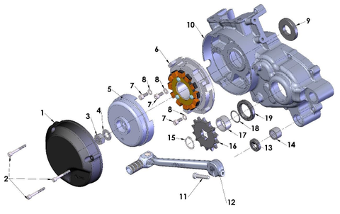Ignition Side Engine Components, 2024 Cobra CX65