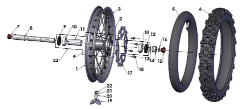 Front Wheel, 2024 Cobra CX65