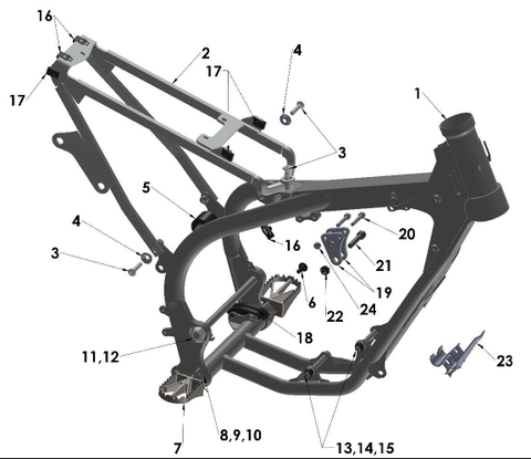 Frame, 2024 Cobra CX65