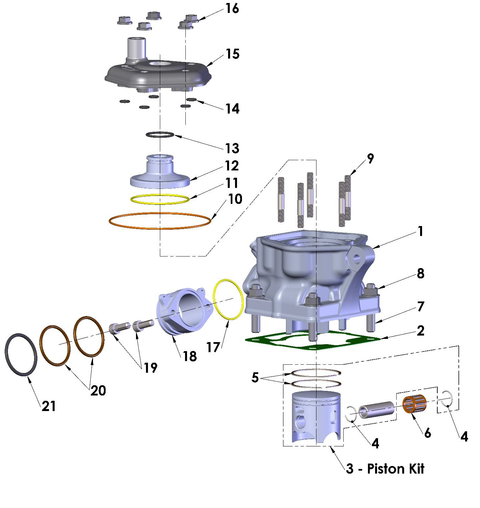 Engine - Top End, 2024 Cobra CX65