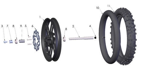 Front Wheel, 2023 Cobra CX5E