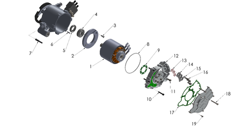 Motor System - Internals, 2023 Cobra CX5E
