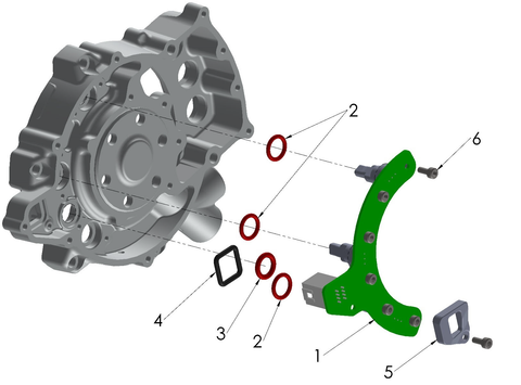 Motor System - Wire Side, 2023 Cobra CX5E