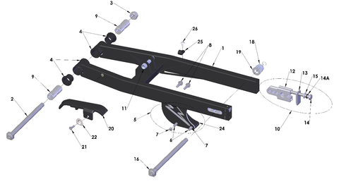 Swingarm, 2023 Cobra CX5E