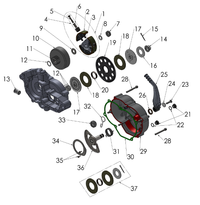 Engine Clutch and Kick Lever, 2024 Cobra CX50FWE