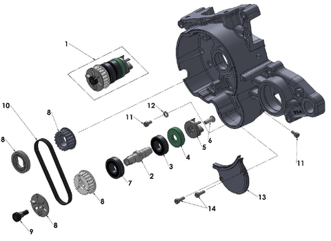 Engine - Water Pump, 2023 Cobra CX50FWE