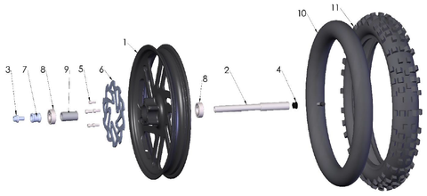 Front Wheel, 2023 Cobra CX50FWE