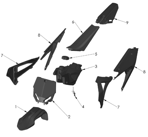 Plastic and Seat, 2023 Cobra CX50FWE