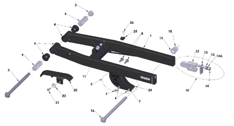 Swingarm, 2023 Cobra CX50FWE