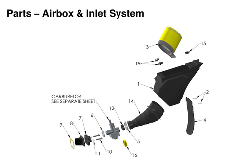 Airbox & Inlet System, 2027 COBRA CX50 SR