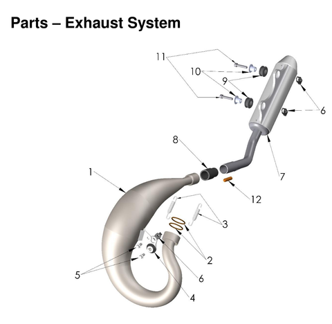 Exhaust System, 2027 COBRA CX50 SR