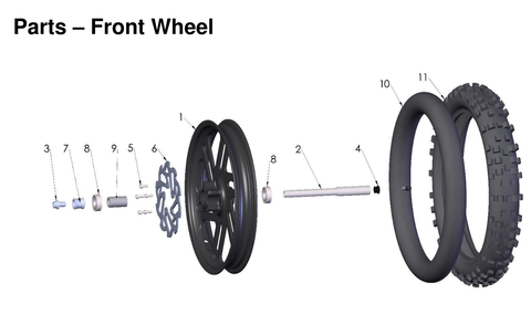 Front Wheel, 2027 COBRA CX50 SR