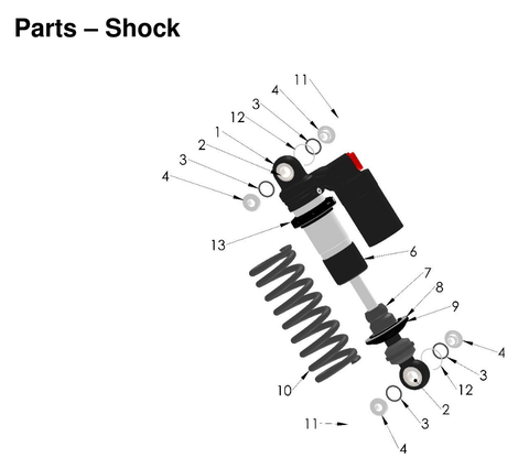 Shock, 2027 COBRA CX50 SR