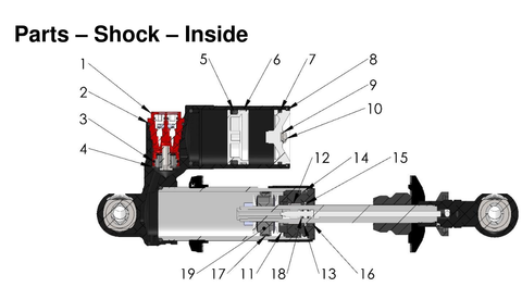 Shock - Inside, 2027 COBRA CX50 SR