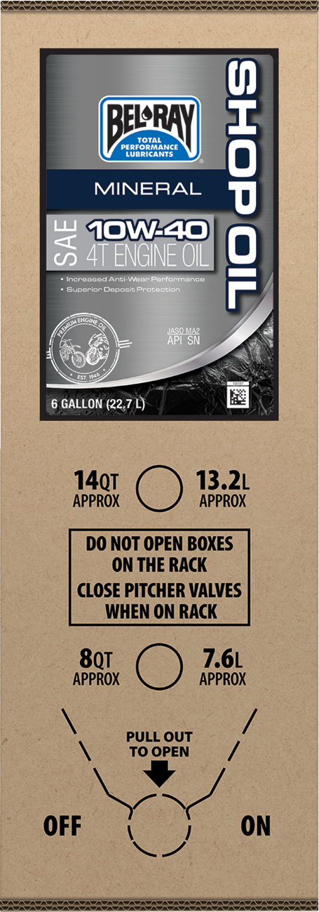3601-0858 - OIL SHOP 10W40 6GL