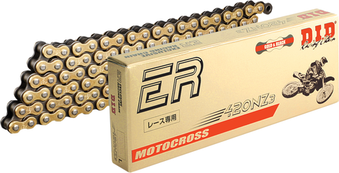 420 NZ3 - High-Performance Motorcycle Chain - 120 Links - Gold