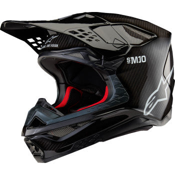 ALPINESTARS - SUPERTECH M10 HELMET SOLID MIPS - Gloss Black Carbon