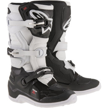 ALPINESTARS - YOUTH TECH 7S BOOTS - Black/White
