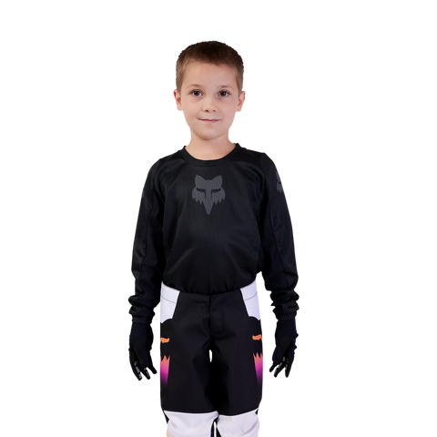 FOX - KIDS BLACKOUT JERSEY - Black/Black - KM