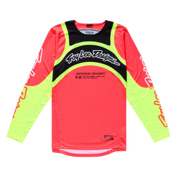 Troy Lee Designs - GP PRO JERSEY - SWERVE INFRA RED / FLO YELLOW