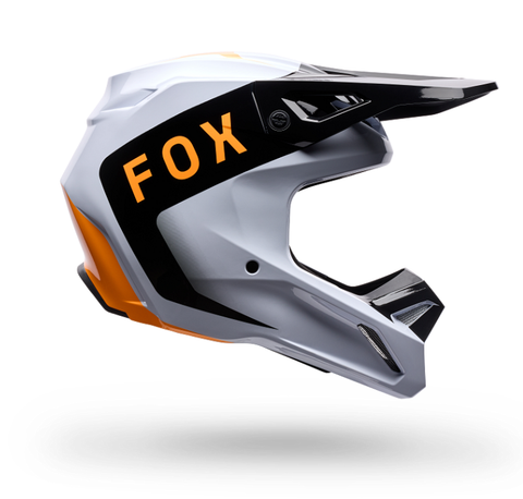 FOX - V1 NOBLE HELMET - Black/White - M