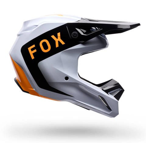 FOX - YTH V1 NOBLE HELMET - Black/White - YM