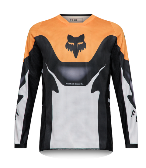 FOX - YTH 180 NOBLE JERSEY - Black/White - YL