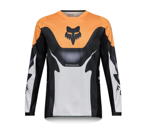 FOX - YTH 180 NOBLE JERSEY - Black/White - YM