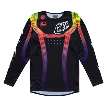 Troy Lee Designs - YOUTH SE PRO JERSEY - STRIPES BLACK / MULTI