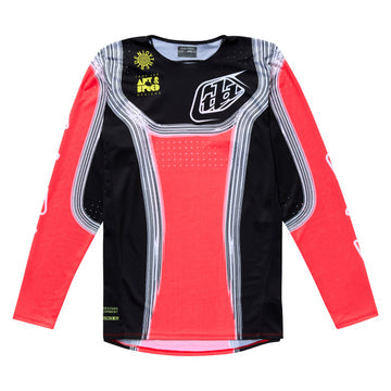 Troy Lee Designs - YOUTH SE PRO JERSEY - STRIPES INFRA RED / BLACK
