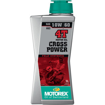 Motorex - Cross Power Synthetic 4T Engine Oil - 10W-60 – 1L