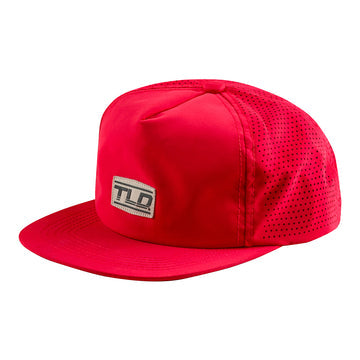 Troy Lee Designs - UNSTRUCTURED SNAPBACK - SPEED PATCH POPPY RED