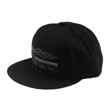 Troy Lee Designs - FLAT BILL SNAPBACK - TROY LEE DESIGNS FACTORY RACING BLACK / GRAY