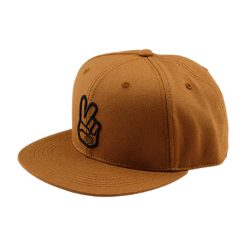 Troy Lee Designs - FLAT BILL SNAPBACK - PEACE SIENNA