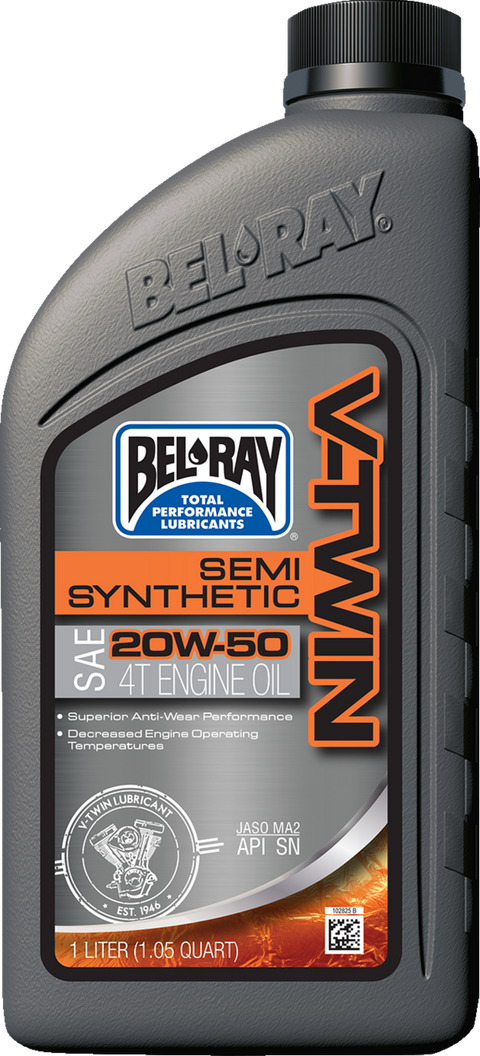 3601-0251 - OIL VTWIN SEMI 20W50 1L