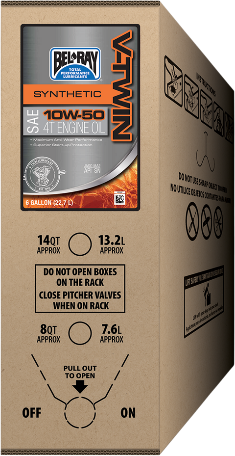 3601-0835 - OIL VTWIN SYN 10W50 6GL