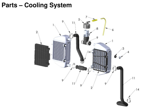 COOLING SYSTEM, 2026 COBRA CX-50-FWE