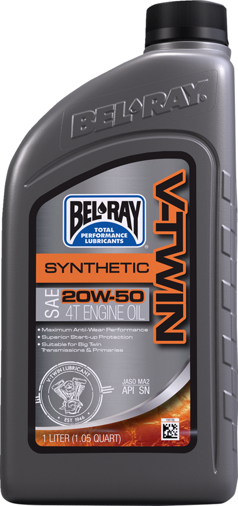 3601-0939 - OIL VTWIN SYNTHETIC 20W50 1L