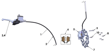 Front Brakes, 2024 Cobra CX50FWE