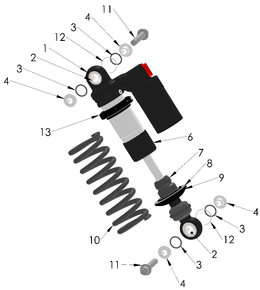 Shock-Internal, 2024 Cobra CX50FWE – B's Moto Lab